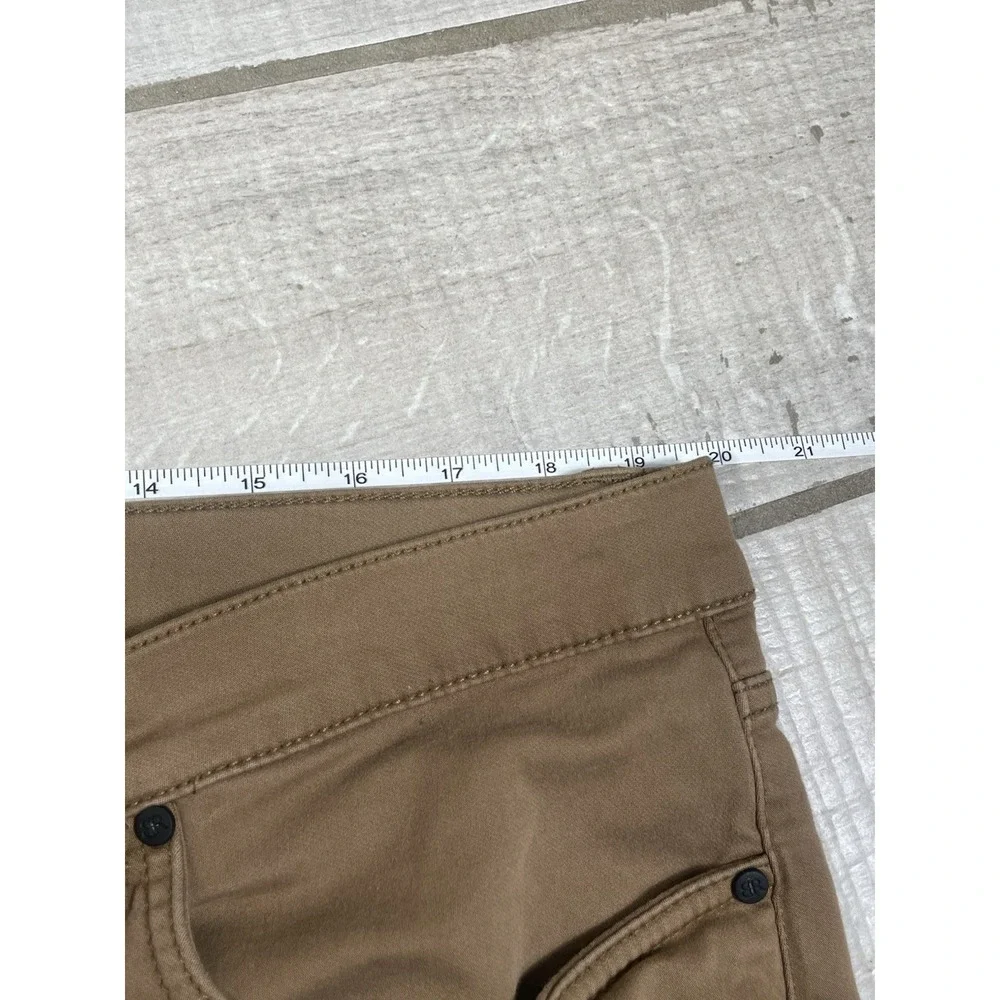 Banana Republic Mens Stretch 5‎ Pocket Pant Cotton Spandex Dark Tan 40x30(27)